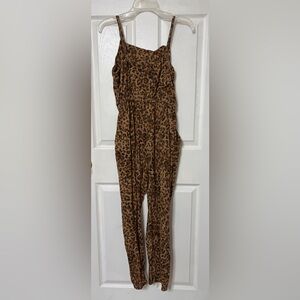 Old Navy Women’s Animal Print Jumpsuit With Pockets
